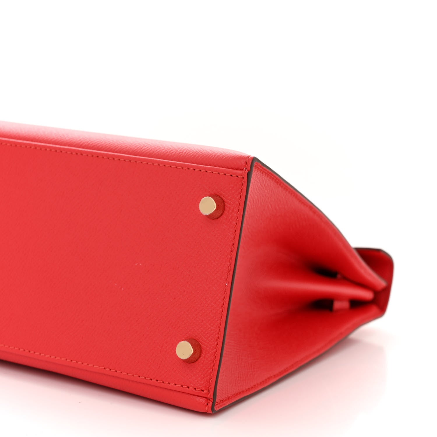 Hermes Epsom Kelly Sellier 28 Rouge Tomate 10 of 11