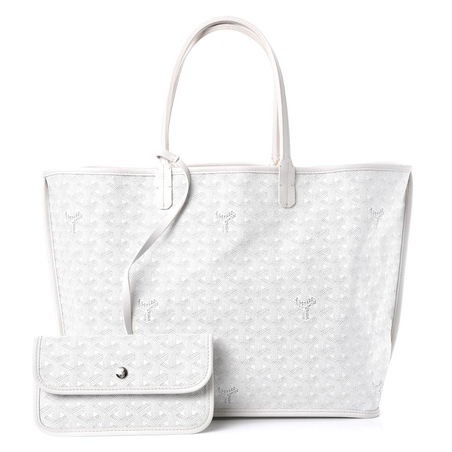Goyardine Reversible Anjou PM White