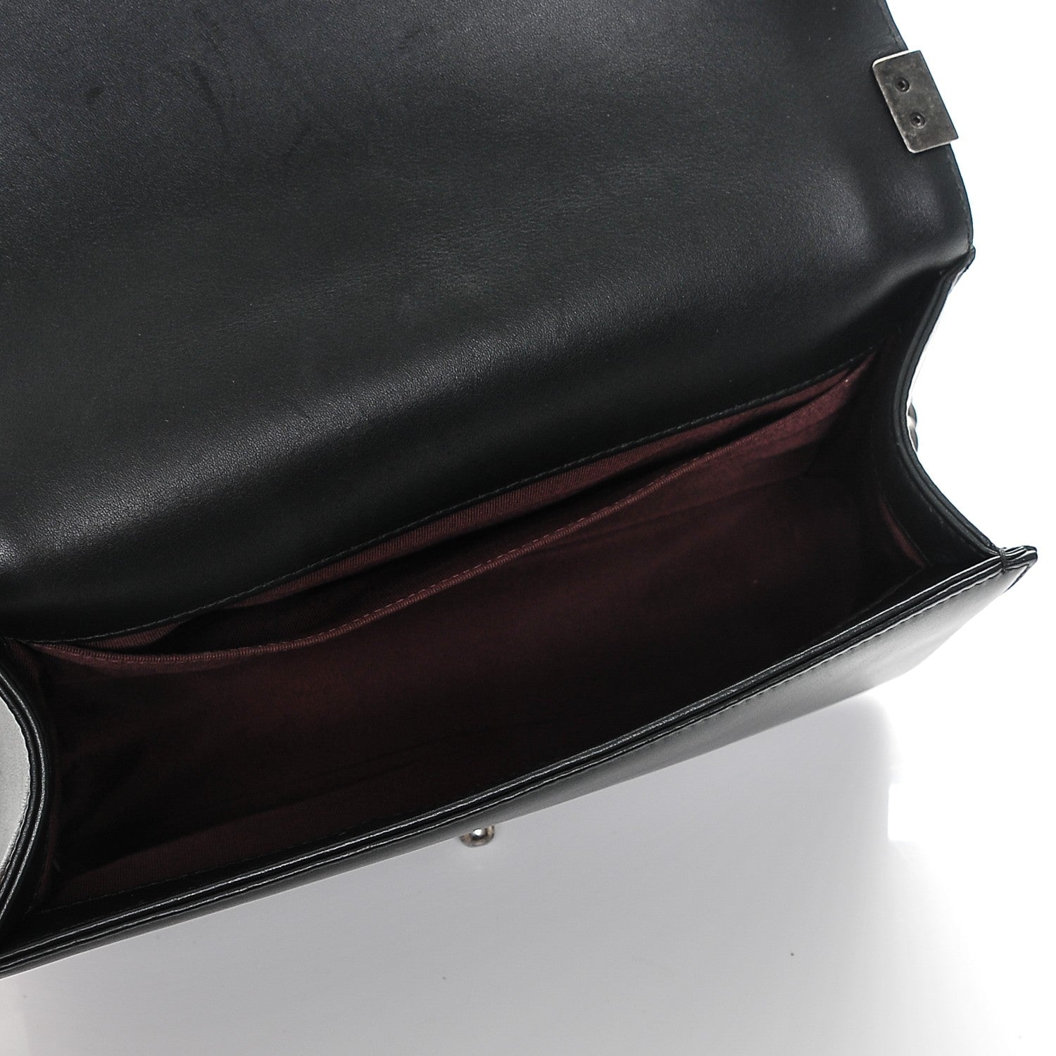 Chanel Calfskin Horizontal Quilted Medium Boy Flap Black 5 of 7