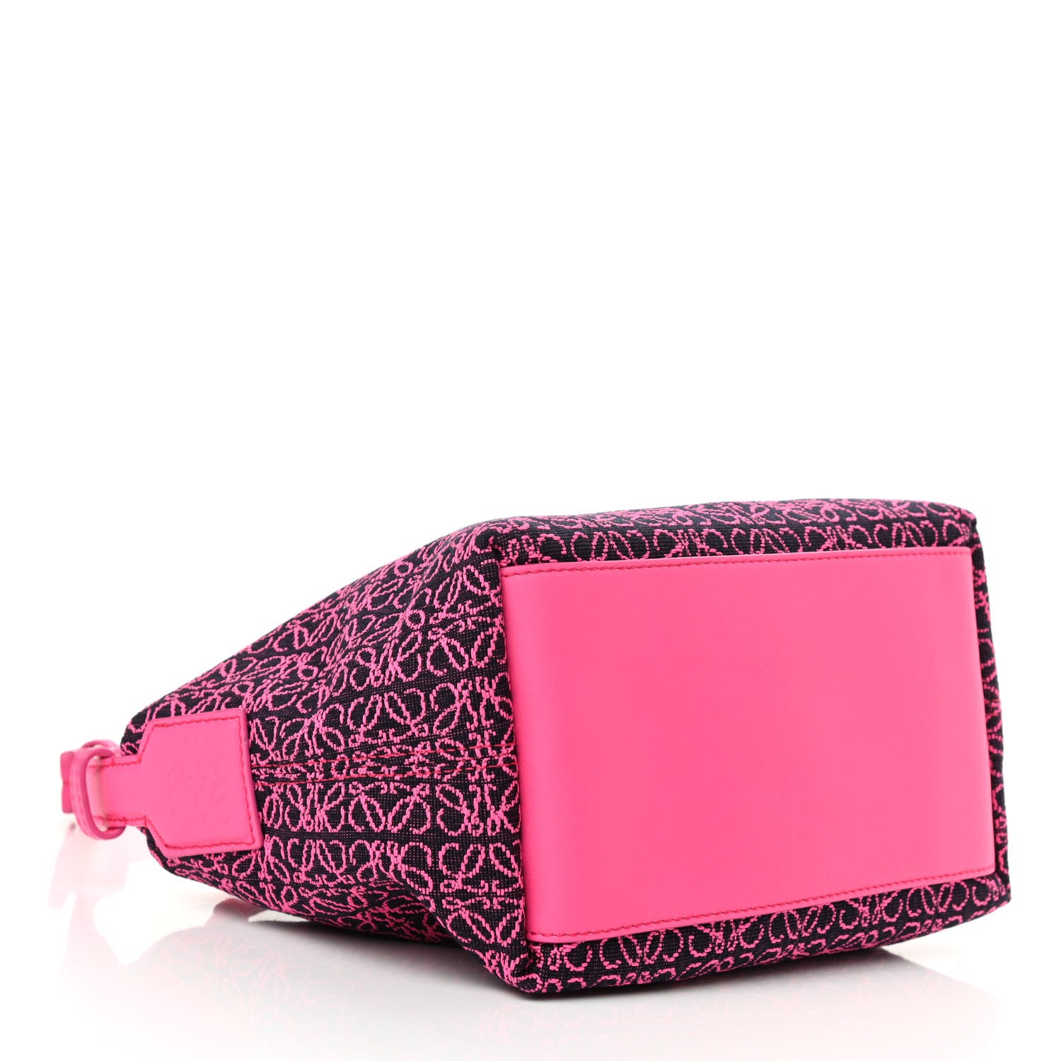 Loewe Jacquard Anagram Calfskin Small Cubi Bag Pink 4 of 10