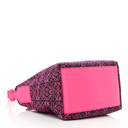 Loewe Jacquard Anagram Calfskin Small Cubi Bag Pink 4 of 10