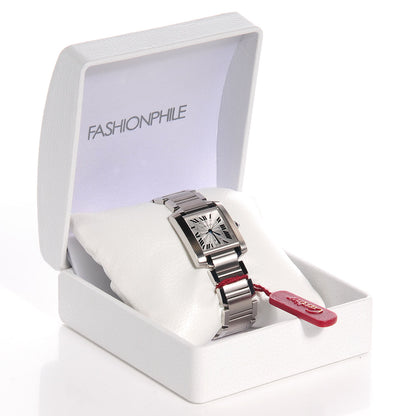 Cartier Stainless Steel 28mm Tank Francaise Automatic Watch 7 of 7