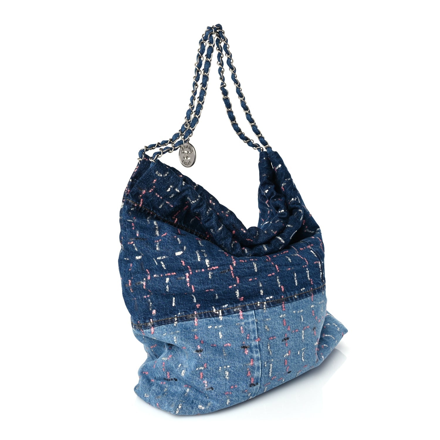 Chanel Denim Sequin  22 Blue 2 of 9