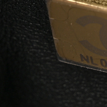 Chanel Beech Wood Lambskin Round CC Vanity Case Black 7 of 12