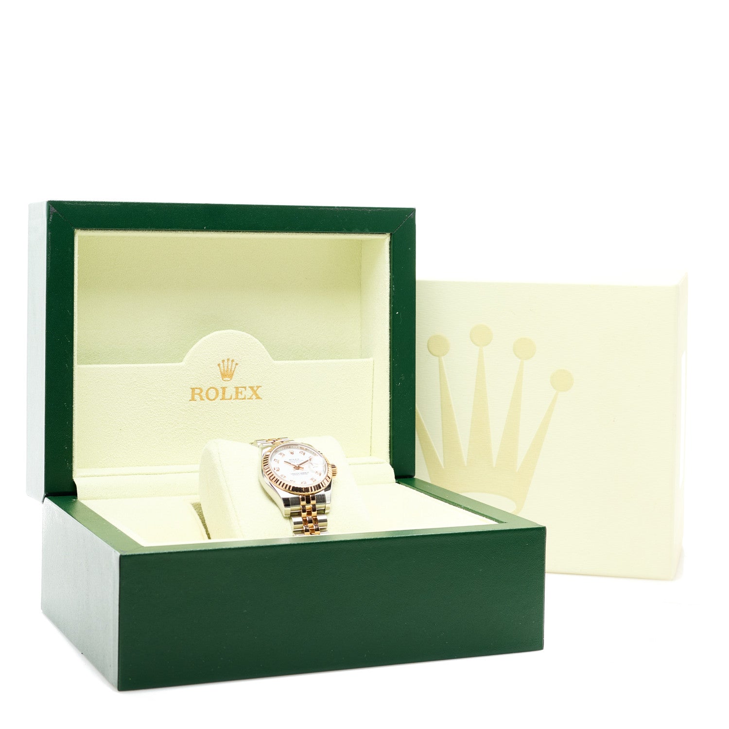 Rolex Stainless Steel 18K Everose Gold Diamond 26mm Oyster Perpetual Datejust Watch White 179171 5 of 5