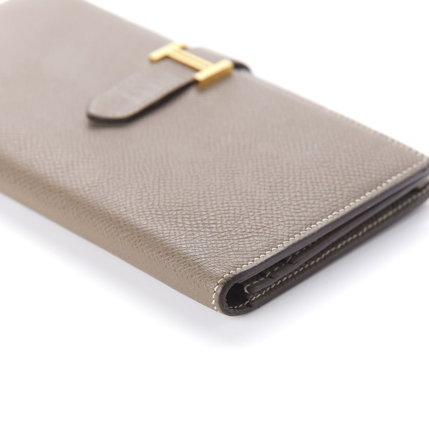 Hermes Epsom Bearn Gusset Wallet Etoupe 7 of 9