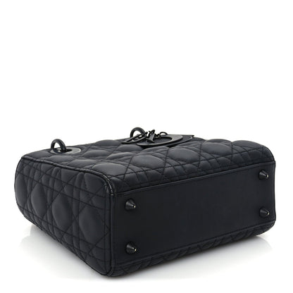 Christian Dior Ultra Matte Calfskin Cannage Small My ABCDior Lady Dior Black 7 of 8