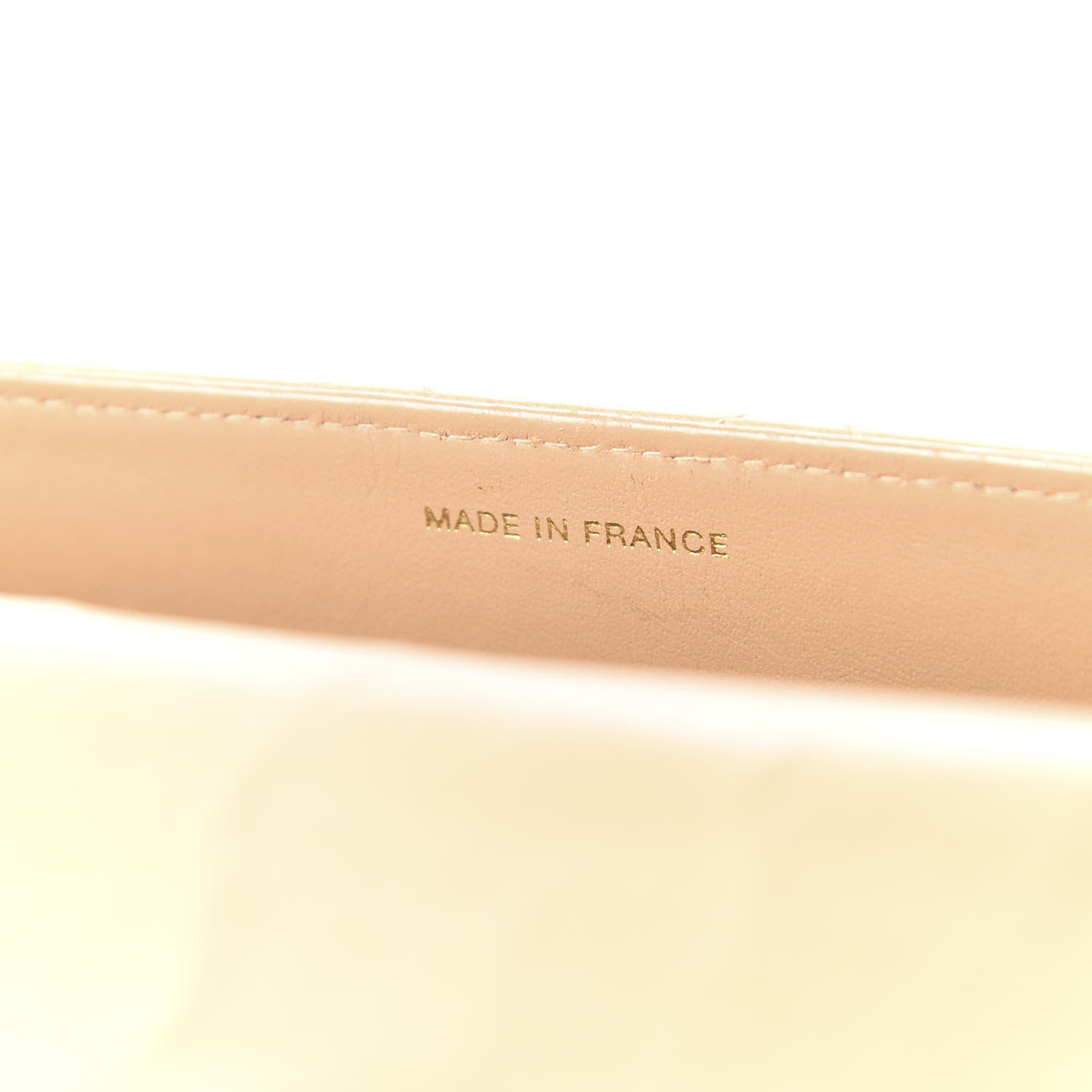 Chanel Lambskin Quilted Maxi Single Flap Beige 9 of 15