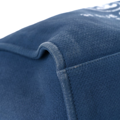 Chanel Canvas Medium Deauville Tote Blue 8 of 27