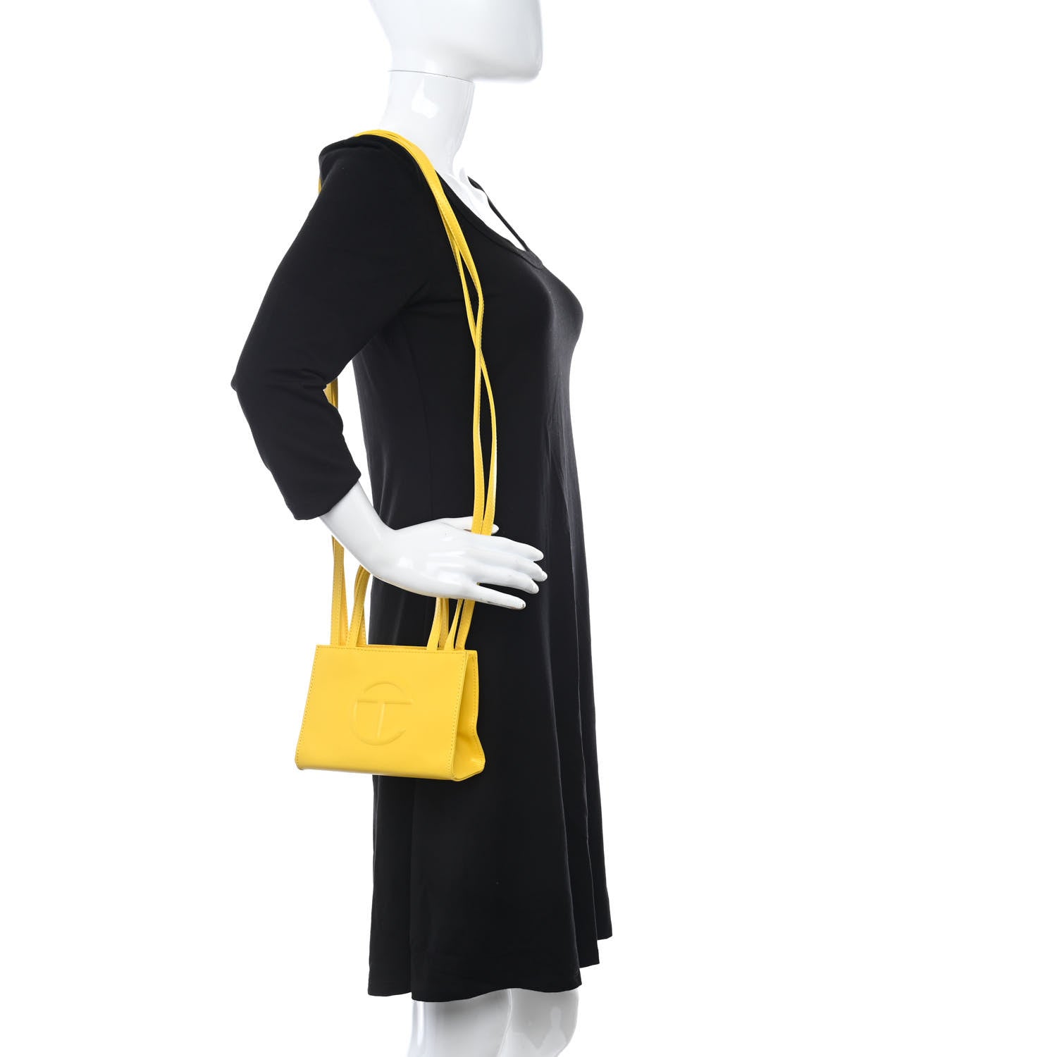 Telfar Vegan Leather Small Shopping Bag Margarine 2 of 10