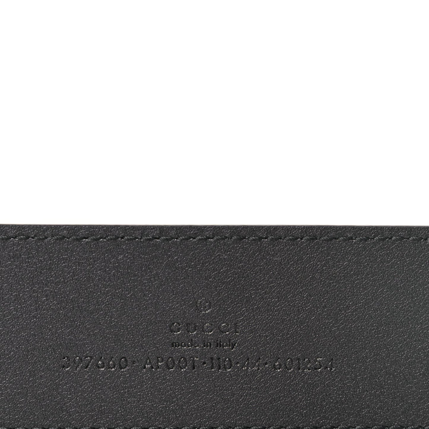 Calfskin Double G 40mm Belt 110 44 Black