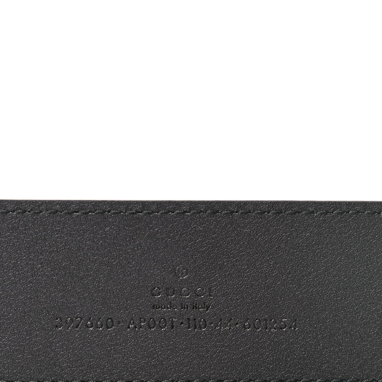 Gucci Calfskin Double G 40mm Belt 110 44 Black 3 of 5