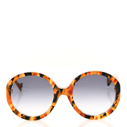 Gucci Round 56mm Sunglasses GG1256S Havana 3 of 8