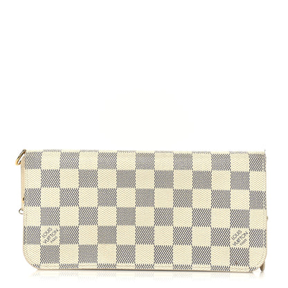 Louis Vuitton Damier Azur Clemence Wallet 1 of 6