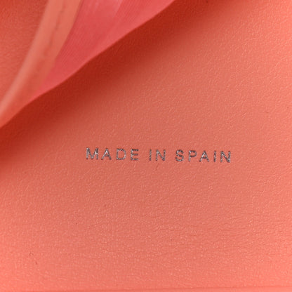 Chanel Caviar Quilted Compact Flap Wallet Coral 8 of 10