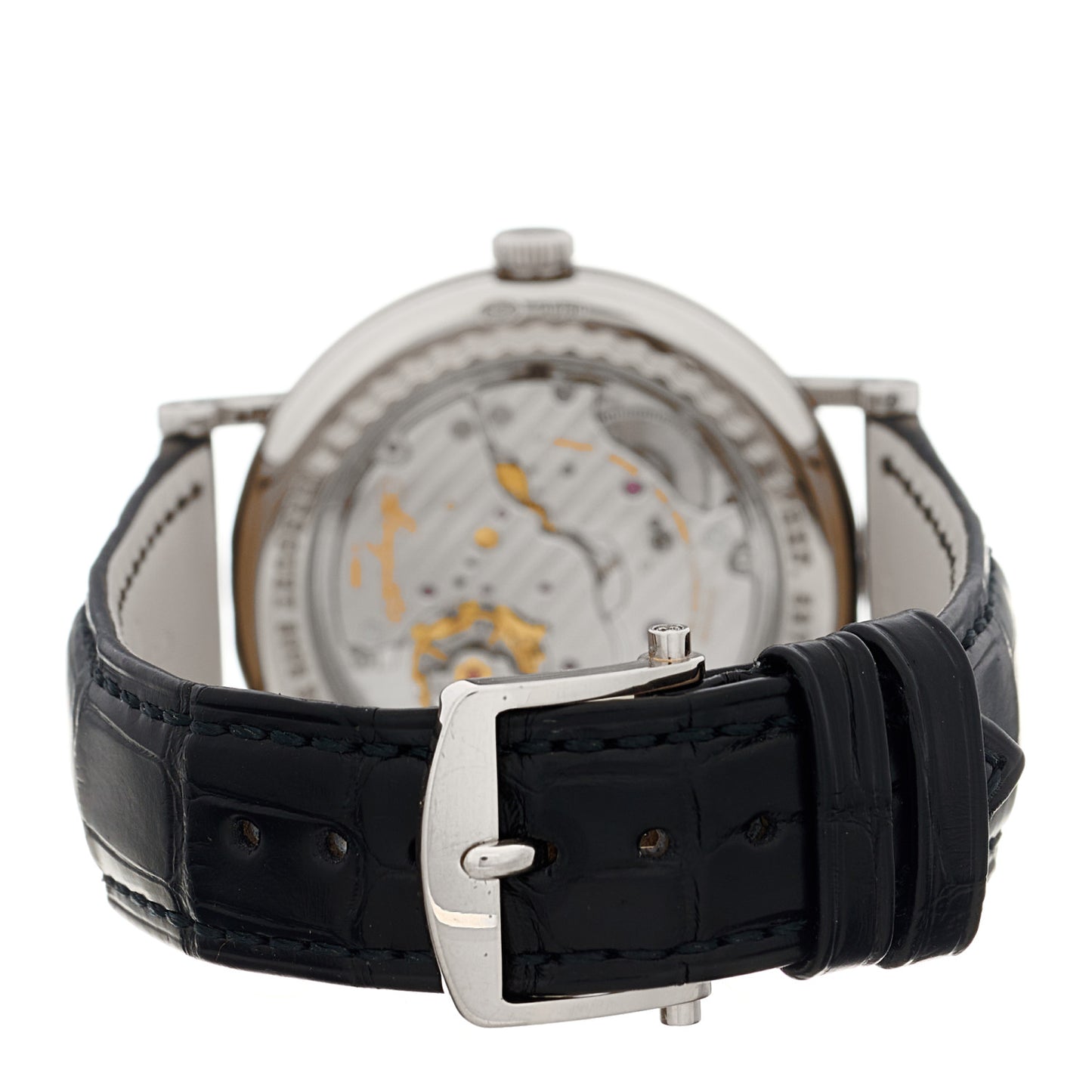 18K White Gold Alligator 38mm Classique Manual Winding Watch 5277BB