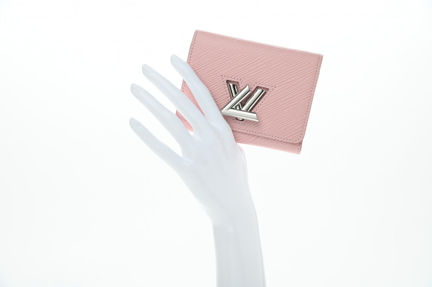 Epi Twist Compact Wallet Rose Ballerine