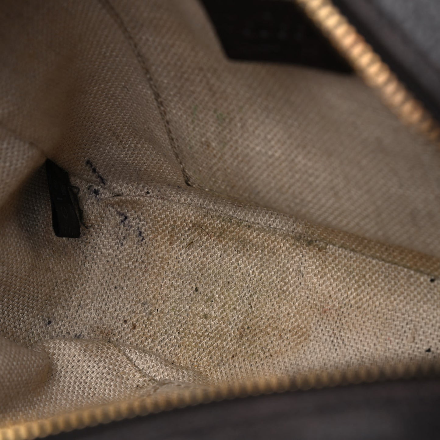 Calfskin Web Small Webby Bee Shoulder Bag Black