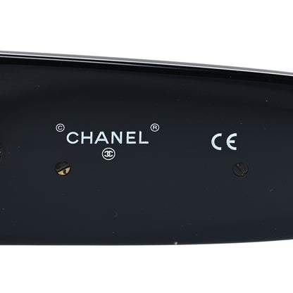 Chanel Acetate CC Logo Square Sunglasses 71472 Black 5 of 8