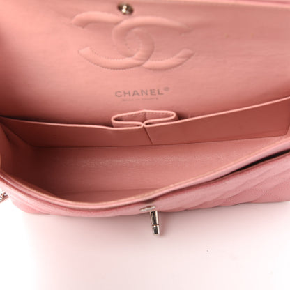Chanel Caviar Quilted Medium Double Flap Pink 6 of 15