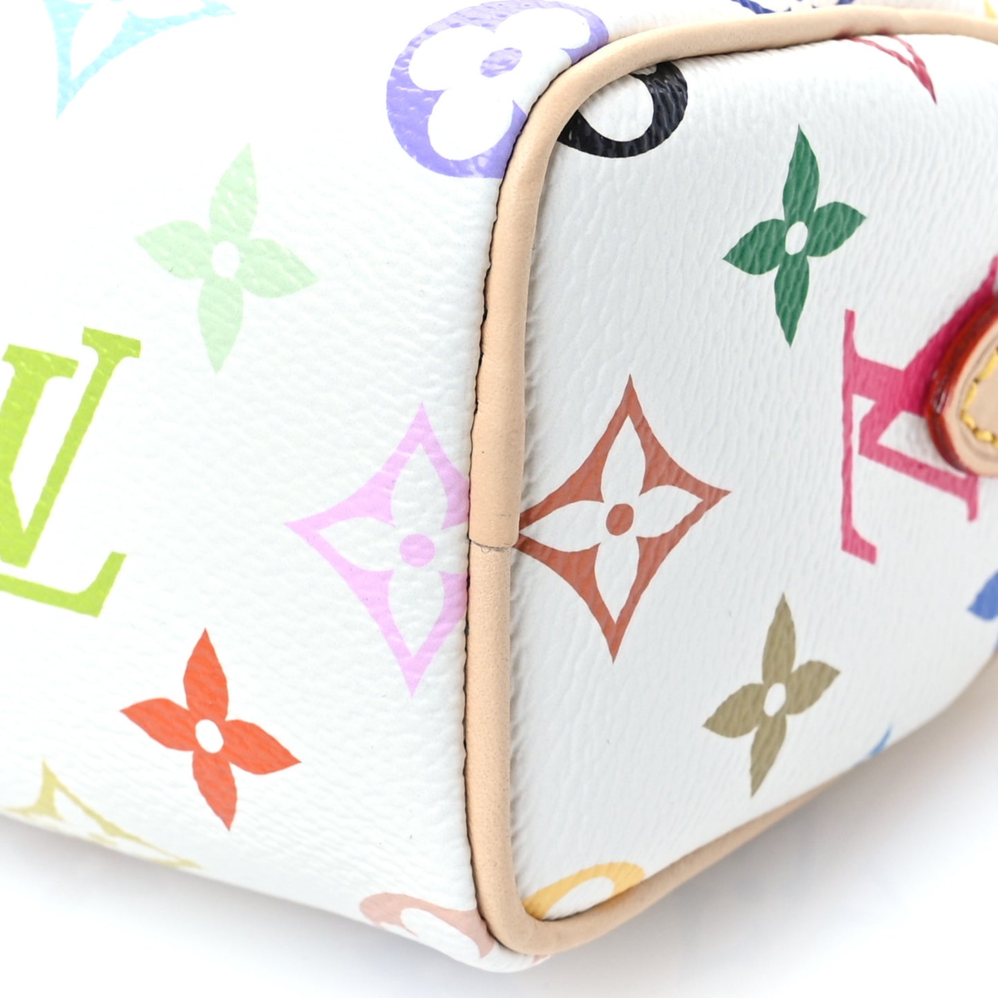 LV X TM Monogram Multicolor Nano Speedy White