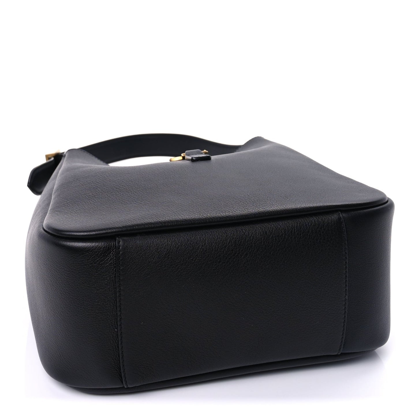 Smooth Calfskin Small Le 5 A 7 Soft Hobo  Black