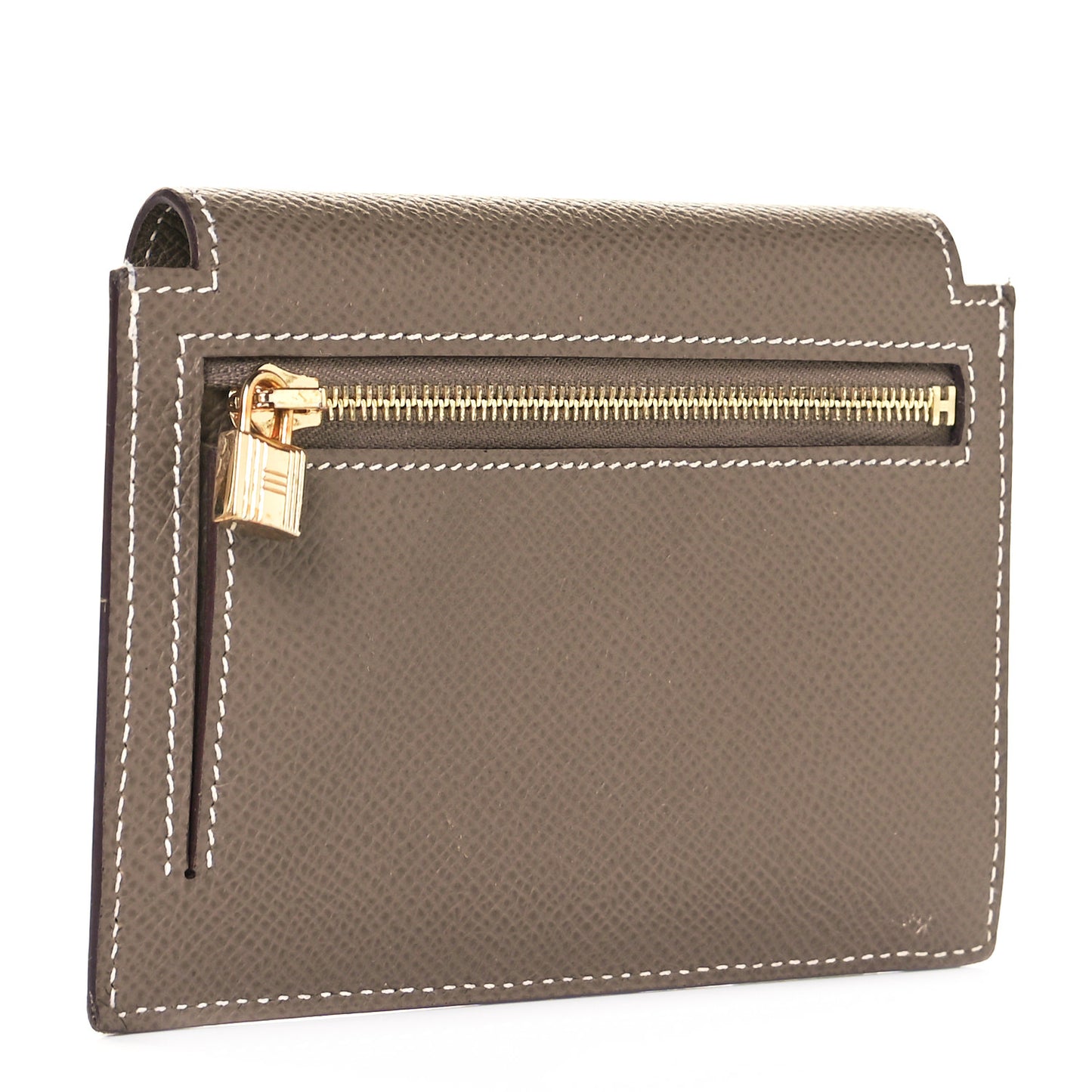 Epsom Kelly Pocket Compact Wallet Etoupe