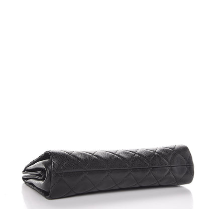 Chanel Caviar Quilted CC Large Clutch Black 4 of 7