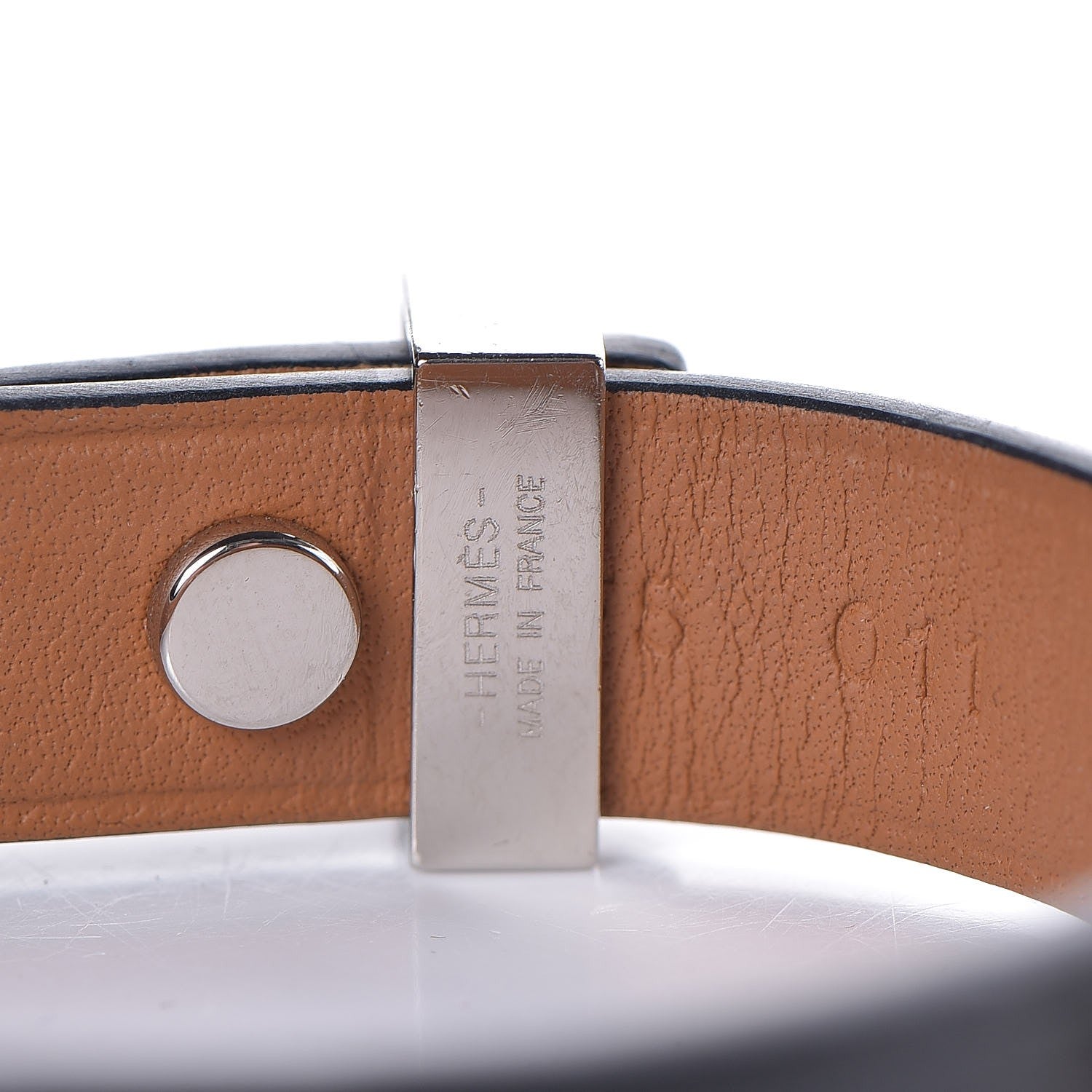 Hermes Swift Mini Dog Rings Bracelet T2 Black 4 of 7