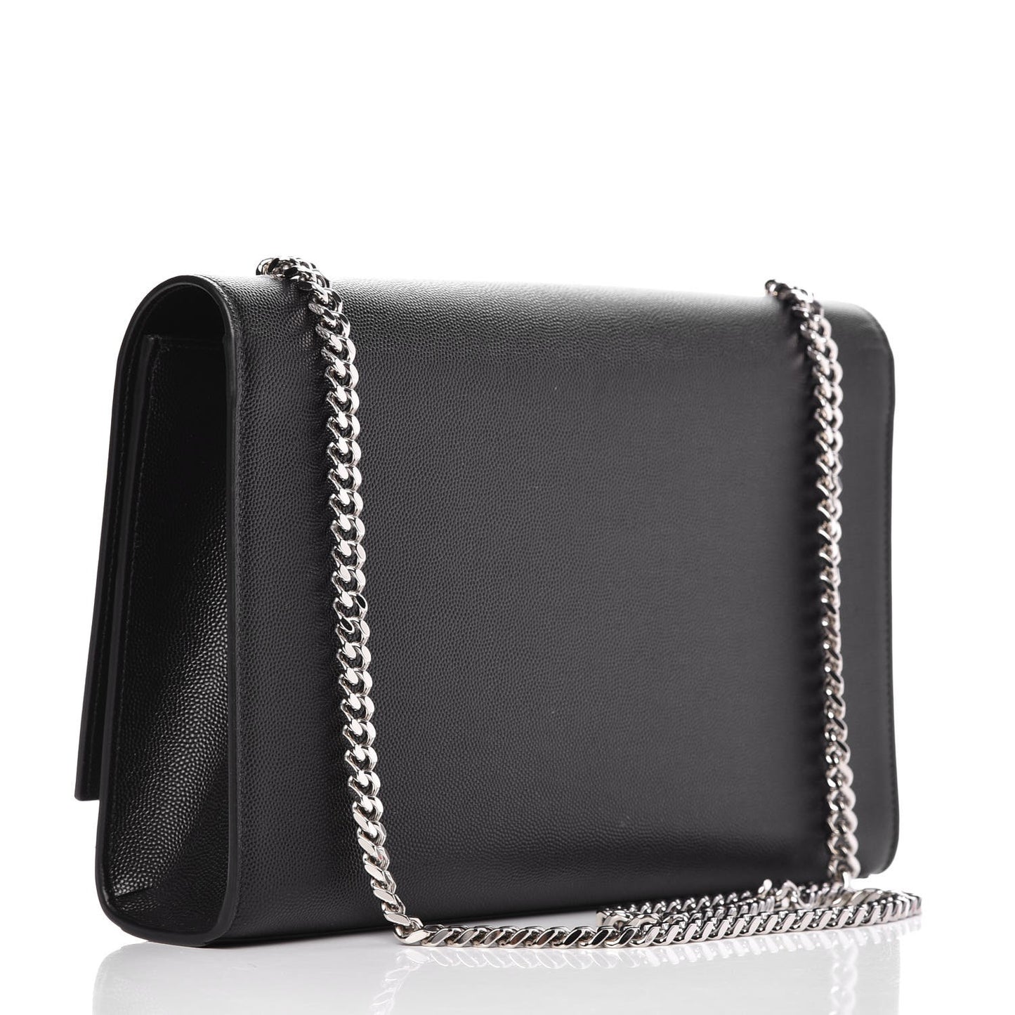 Grain De Poudre Large Classic Monogram Kate Satchel Black