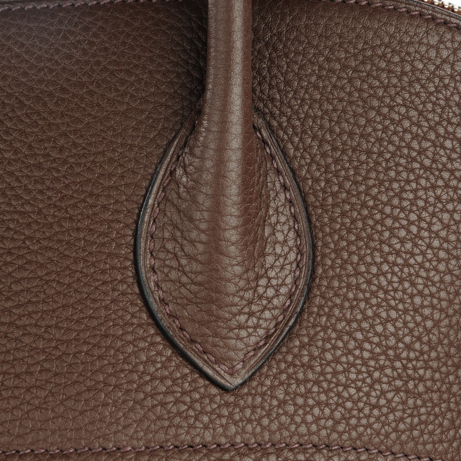 Hermes Taurillon Clemence Bolide 35 Chocolate 15 of 15