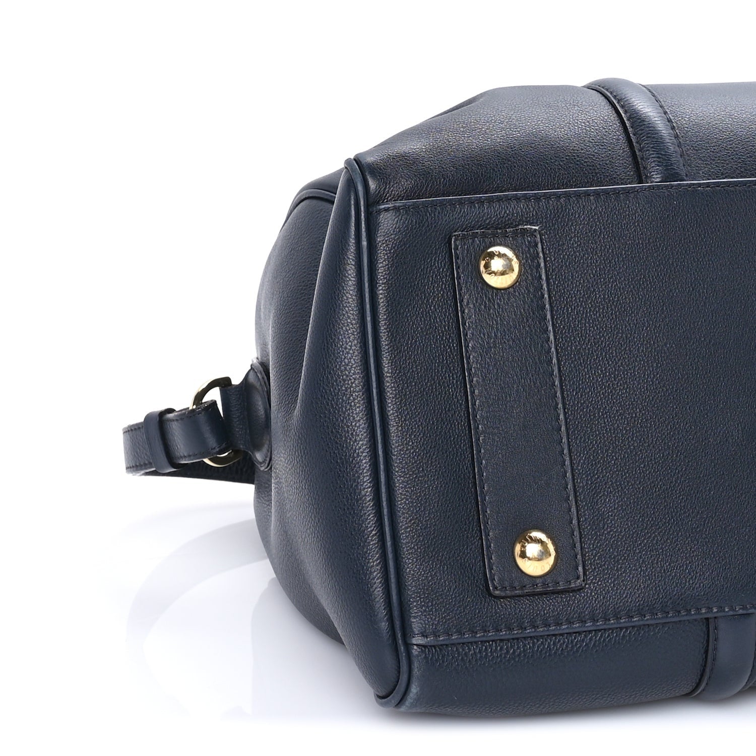 Louis Vuitton Calfskin Sofia Coppola SC Bag MM Blue 7 of 7