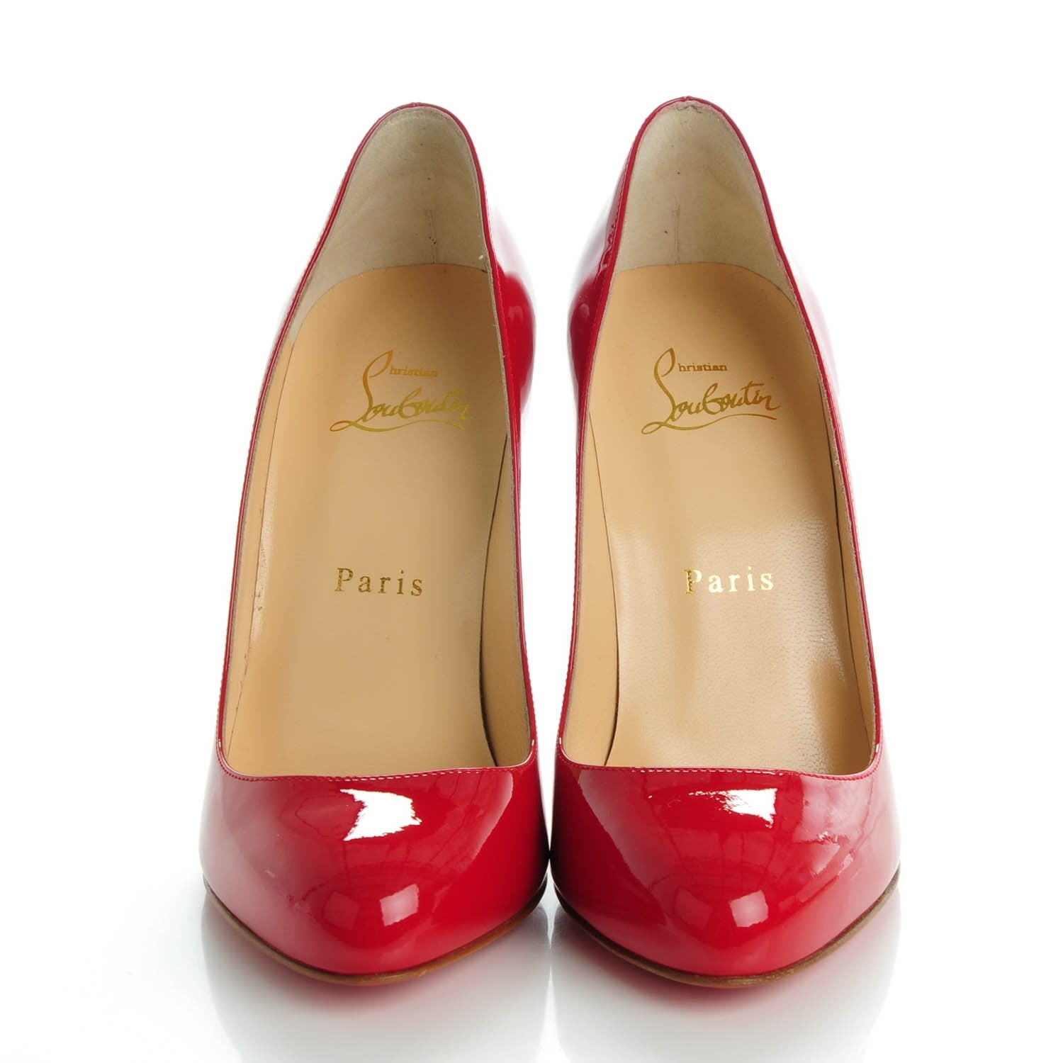 Christian Louboutin Patent Dorissima 100 Pumps 36.5 Oeillet 2 of 8