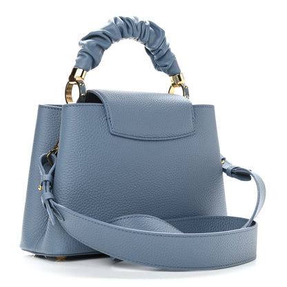 Louis Vuitton Taurillon Scrunchie Capucines BB Blue 3 of 10