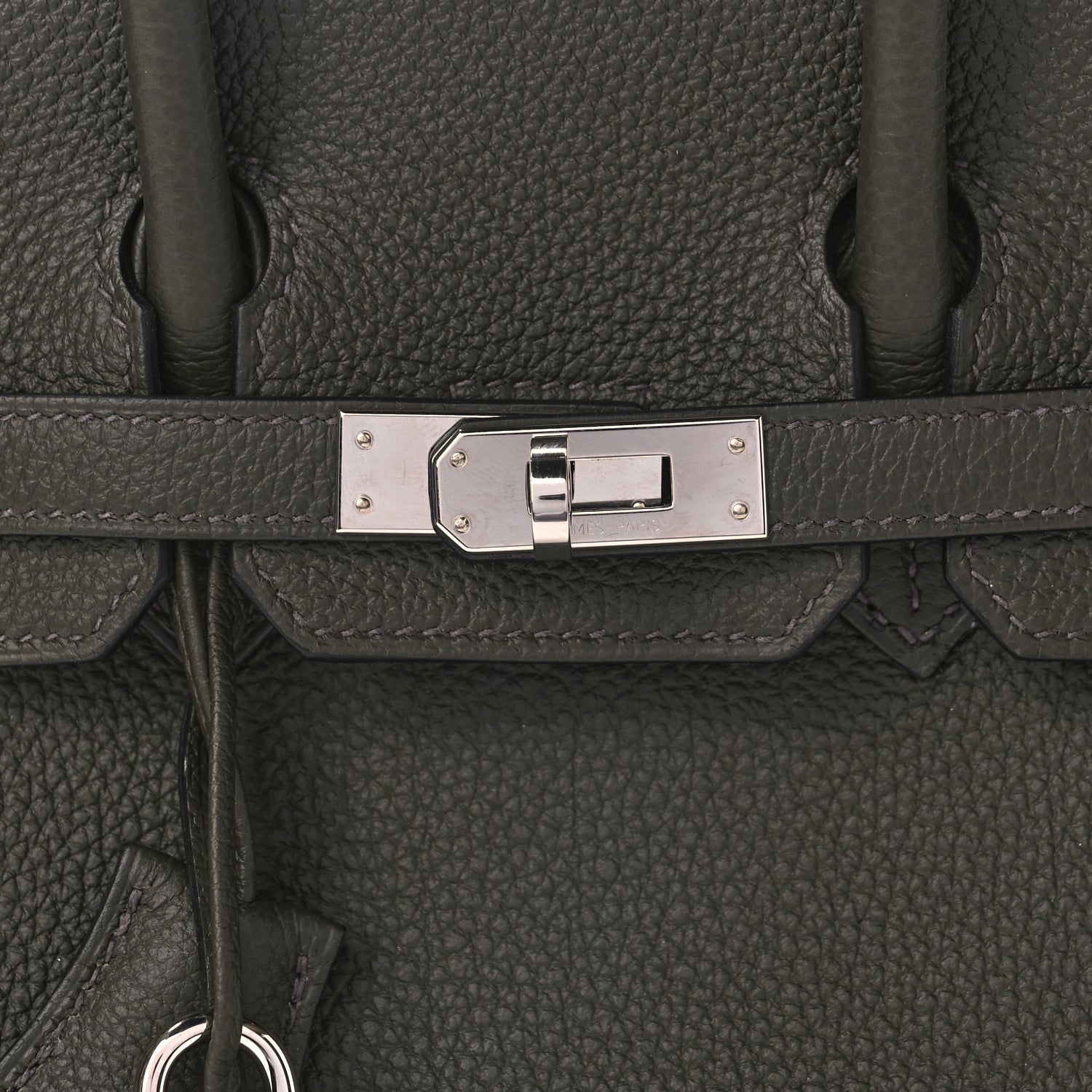 Hermes Togo Birkin 25 Vert De Gris 7 of 10