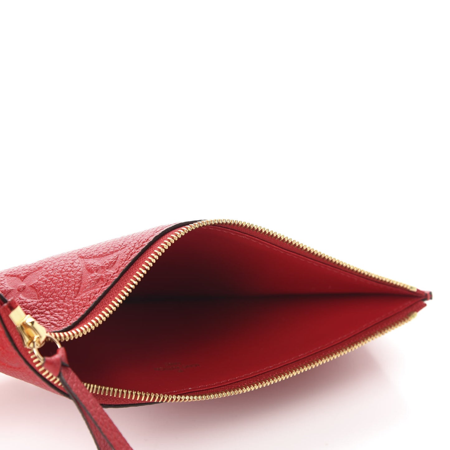 Empreinte Felicie Chain Wallet Zippered Insert Cherry