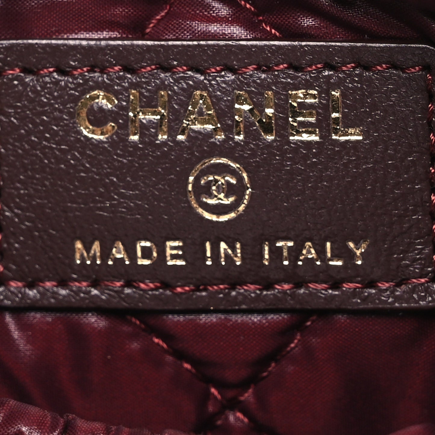 Lambskin Quilted Small Curvy Pouch Cosmetic Case Black