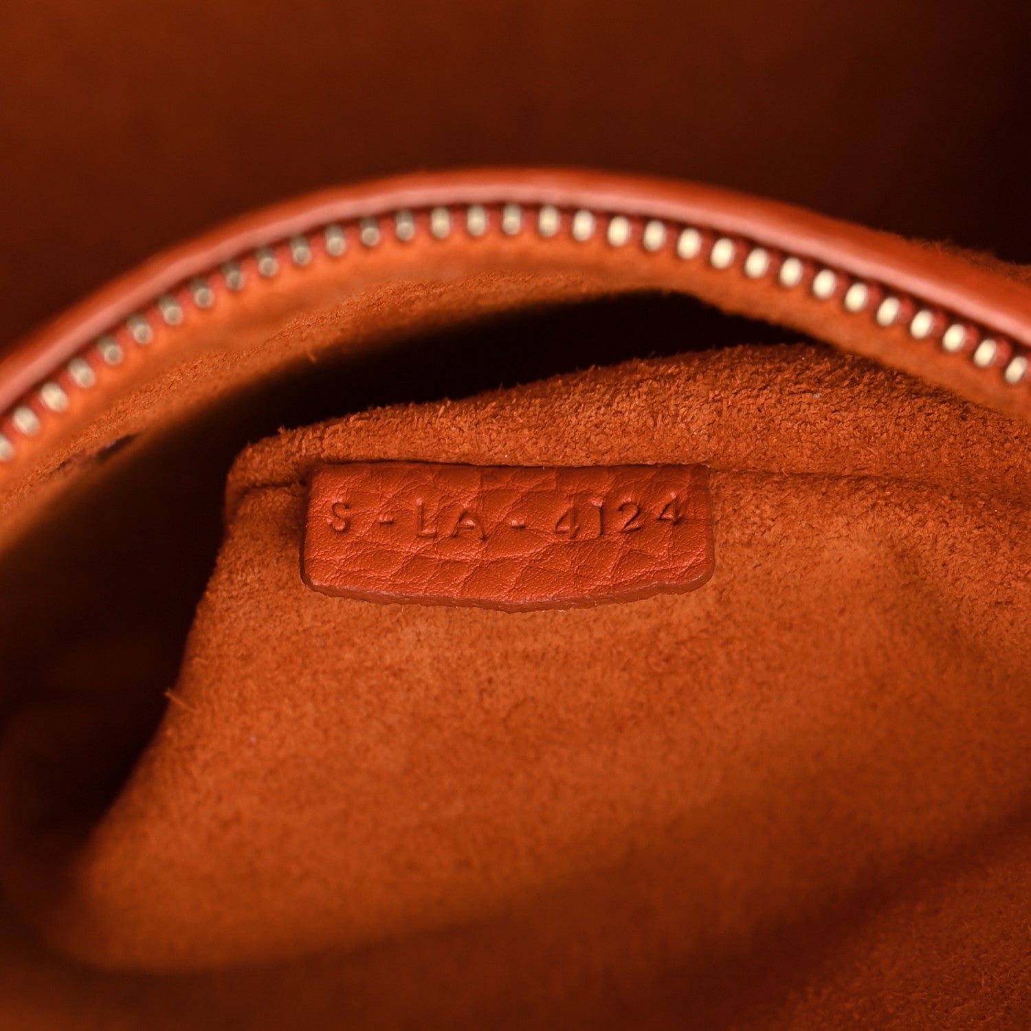 Celine Bullhide Calfskin Medium Phantom Luggage Burnt Orange 8 of 23