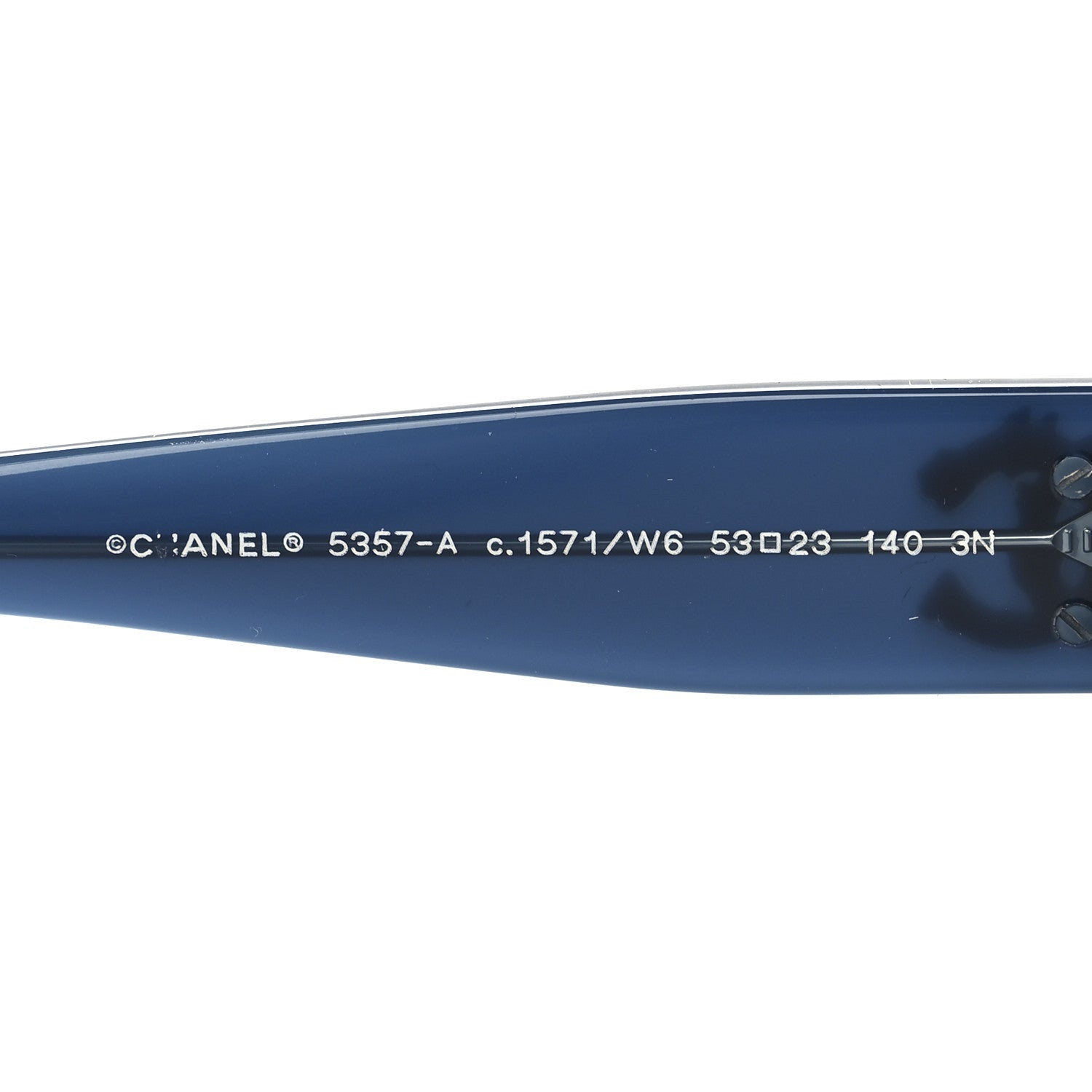Chanel Acetate Mirror CC Square Fall Sunglasses 5357-A Blue 5 of 7
