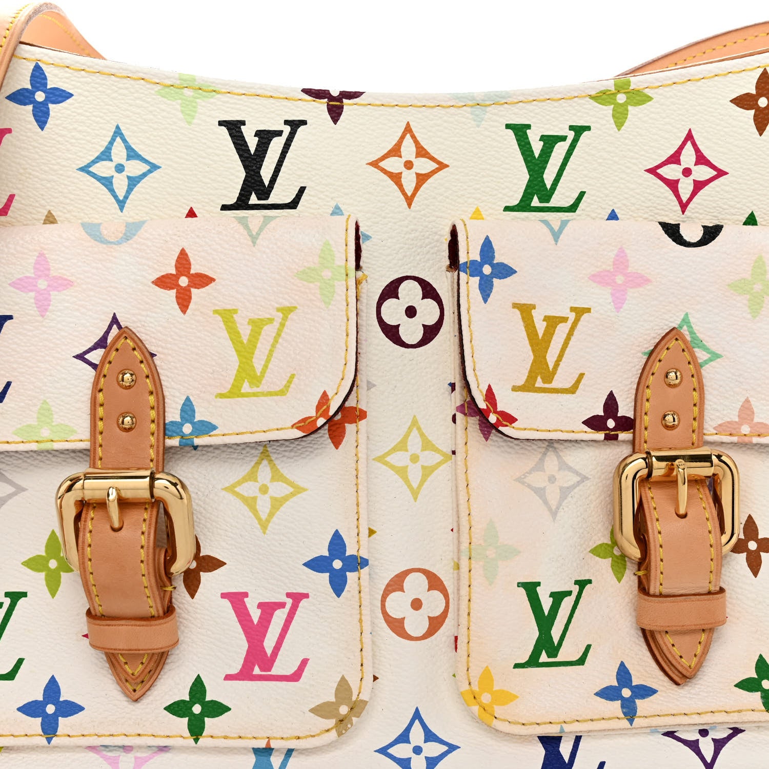 Louis Vuitton LOUIS VUITTON Monogram Multicolor Lodge GM White 7 of 10