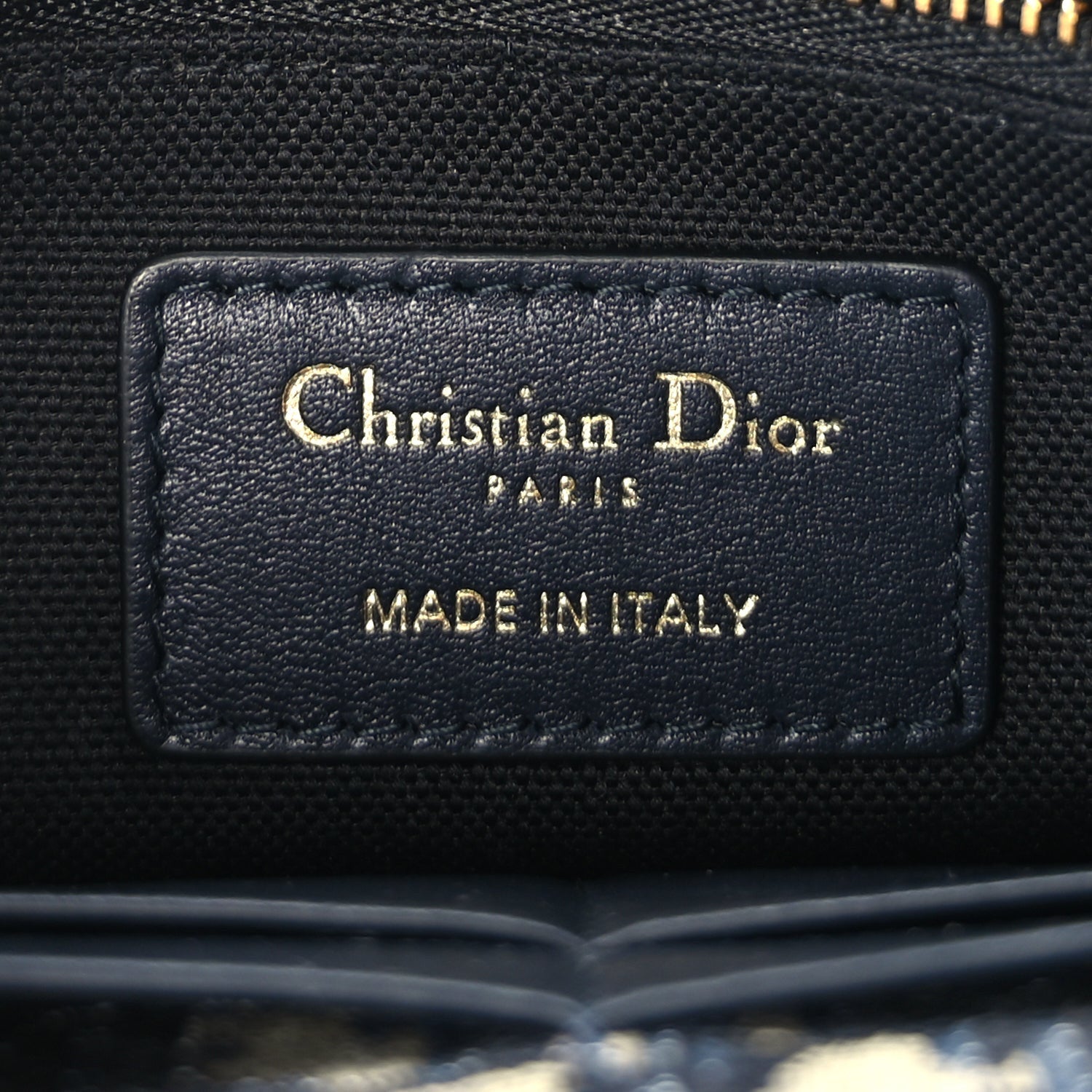 Christian Dior Oblique 30 Montaigne 2-In-1 Pouch Blue 5 of 8