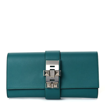 Hermes Swift Medor 23 Clutch Malachite 1 of 11