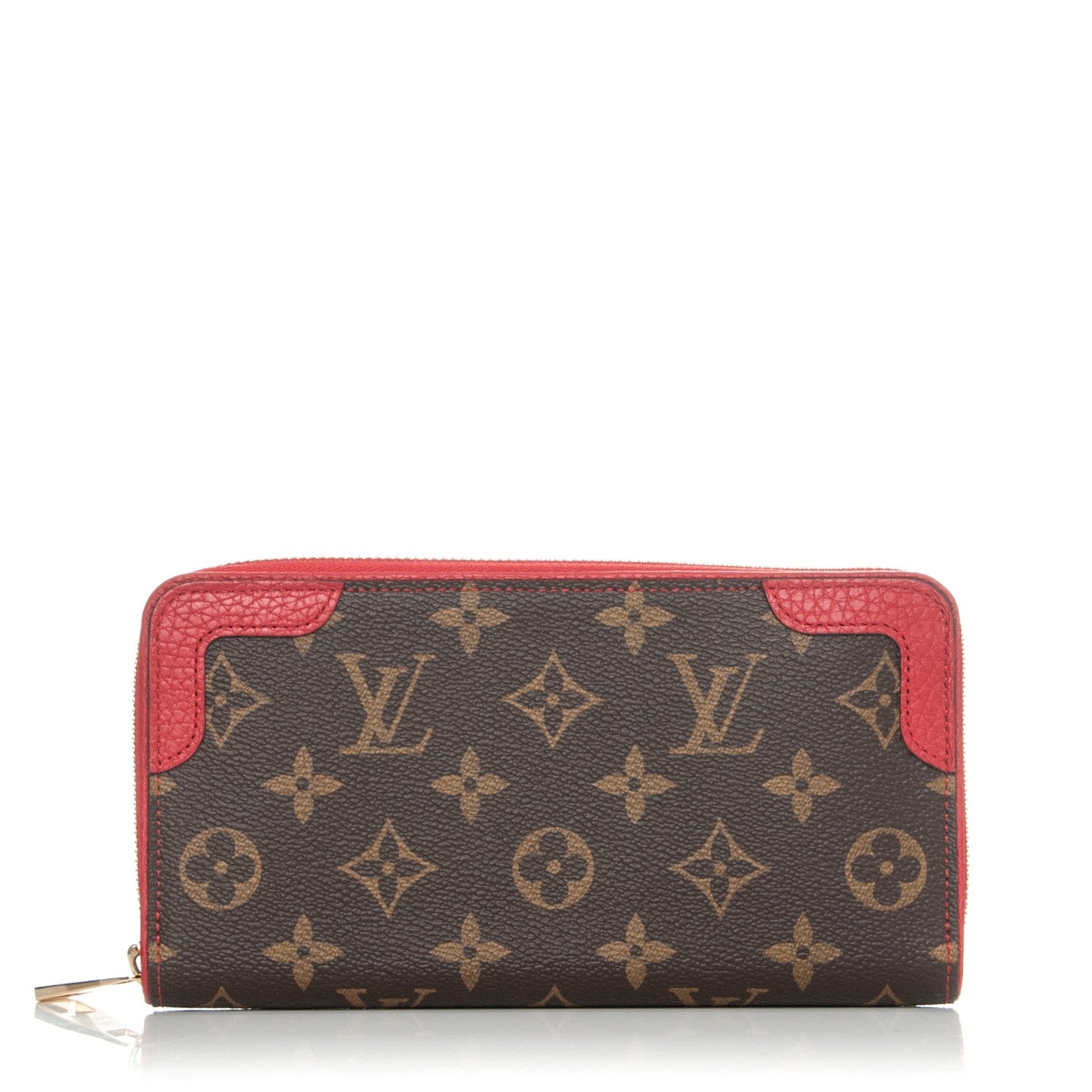 Louis Vuitton Monogram Retiro Zippy Wallet Cherry 1 of 7