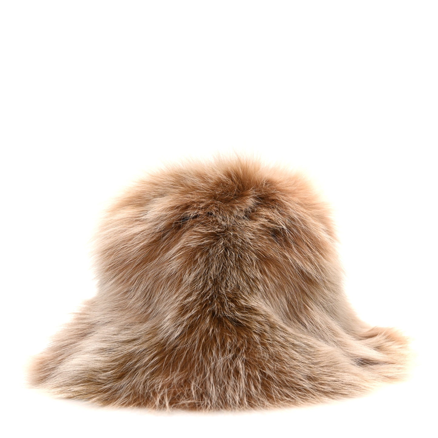Fox Fur Bucket Hat M Camel