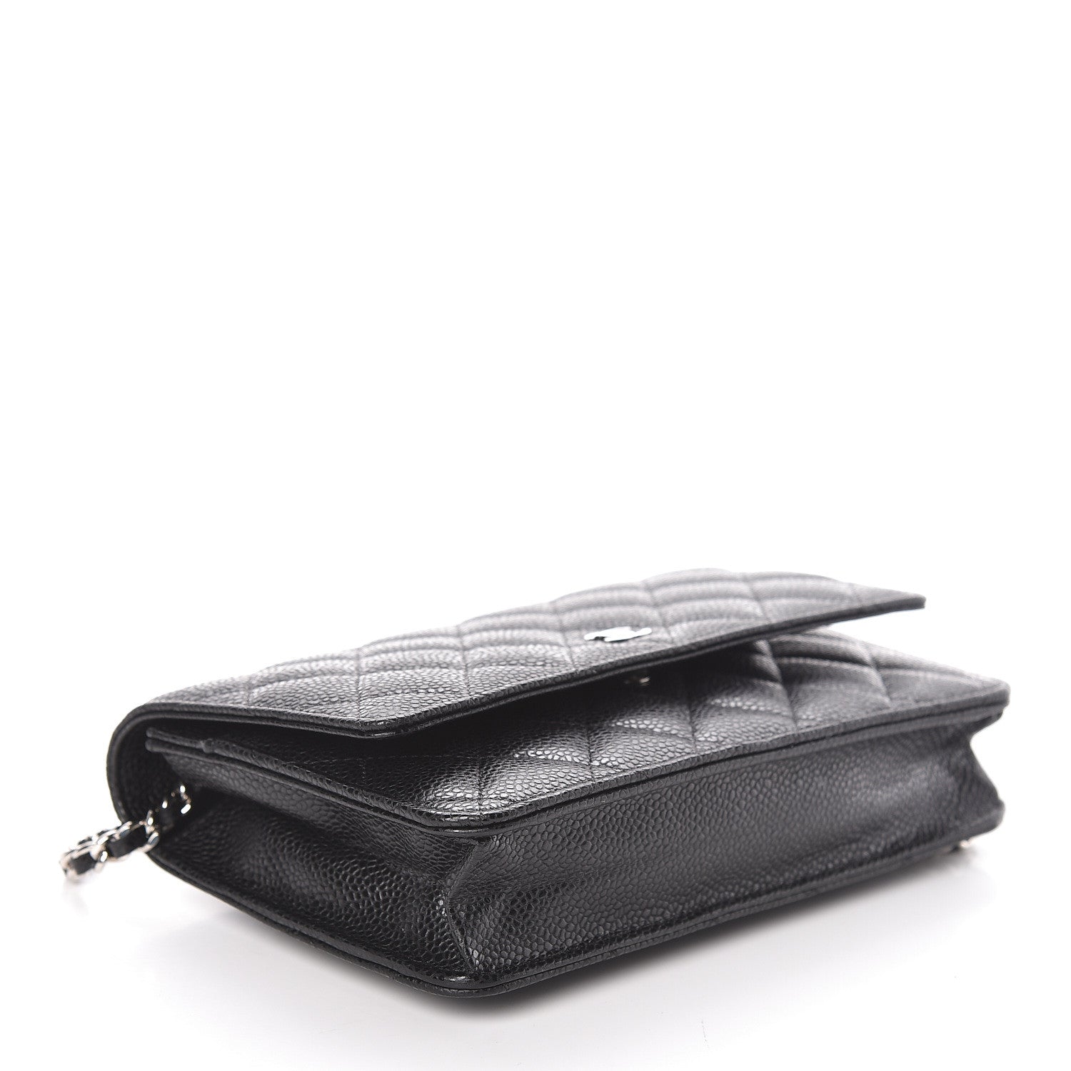 Chanel Caviar Quilted Wallet On Chain WOC Black 4 of 11