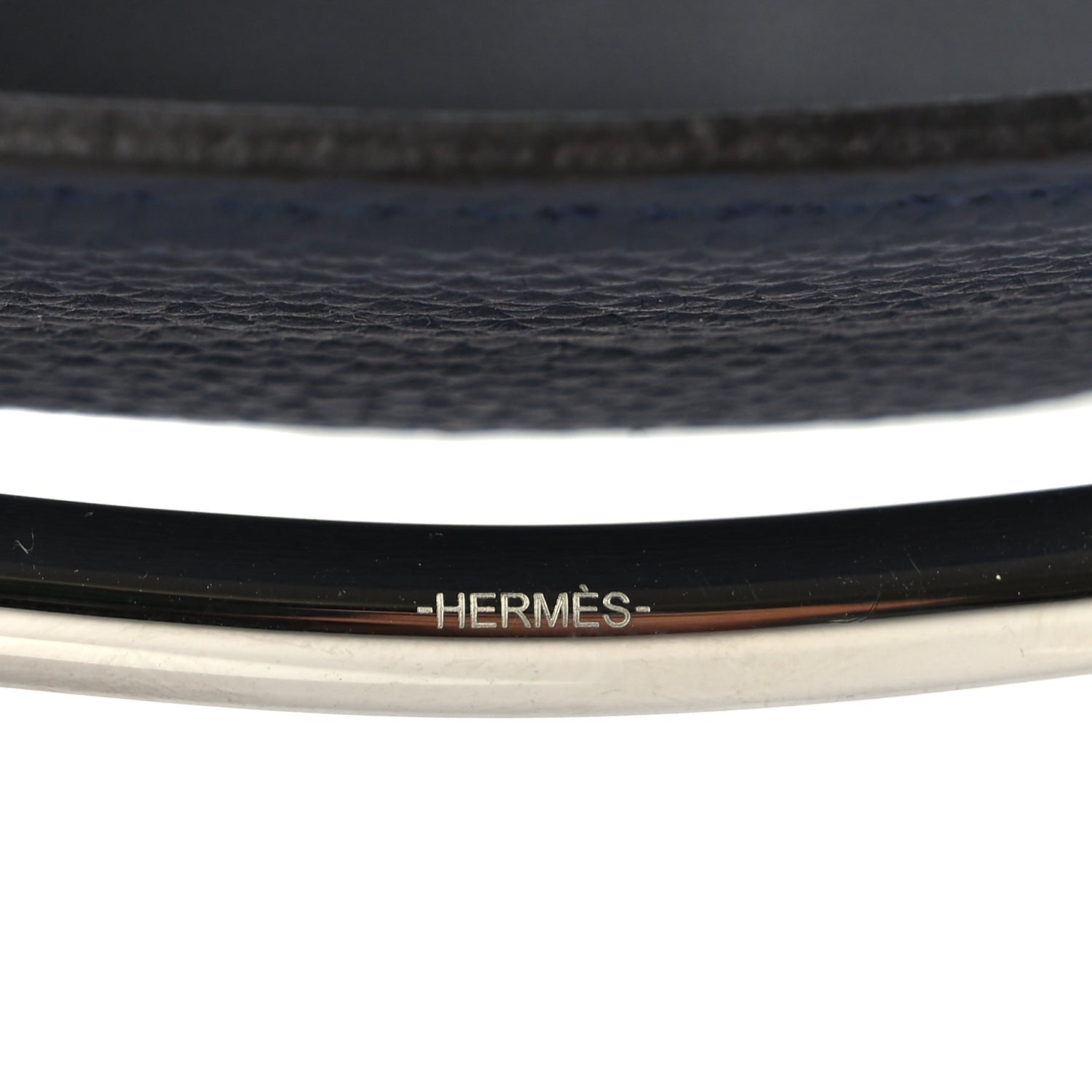 Hermes Box Togo 38mm H d'Ancre Belt 95  Black Bleu Nuit 3 of 5