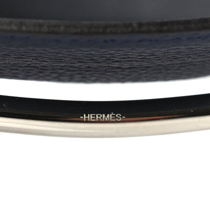Hermes Box Togo 38mm H d'Ancre Belt 95  Black Bleu Nuit 3 of 5