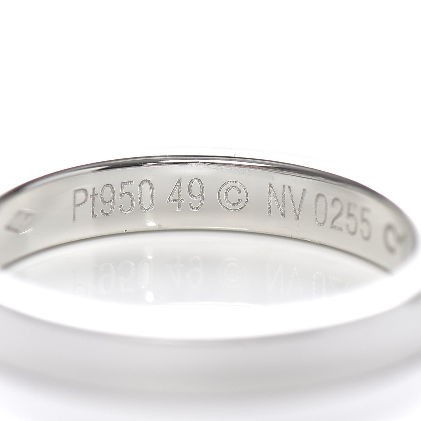 Platinum Diamond 3mm C De Wedding Band Ring 49 5