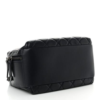 Chanel Lambskin Quilted Medium Trendy CC Bowling Bag Navy 4 of 12