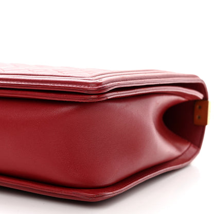Chanel Lambskin Quilted Large Boy Flap Red 10 of 13